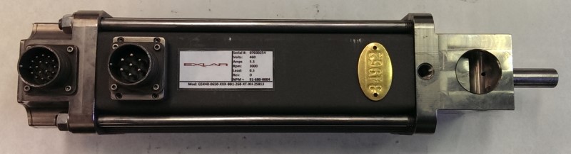 EXLAR MOTOR, MOD# GSX40-0650-XXX-BB1-268-XT-XH-25813 EXLAR MOTOR, MOD# GSX40-0650-XXX-BB1-268-XT-XH-25813