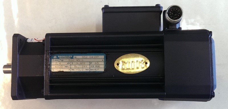 BAUMULLER SERVO MOTOR, MOD# DSG45-L BAUMULLER SERVO MOTOR, MOD# DSG45-L